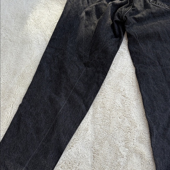 ZARA High Rise Straight Leg Jeans – Size 4 Regular | Black Denim | - Picture 8 of 9